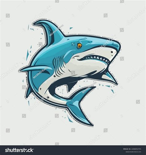 Shark Vector Logo Icon Sports Mascot Stock Vector (Royalty Free) 2268052755 | Shutterstock