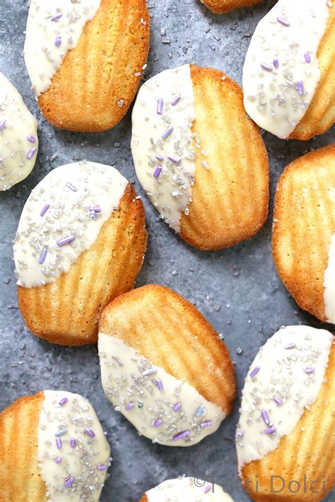 lavender white chocolate madeleines - Tutti Dolci | Recipe | Lavender dessert recipes, Madeleine ...