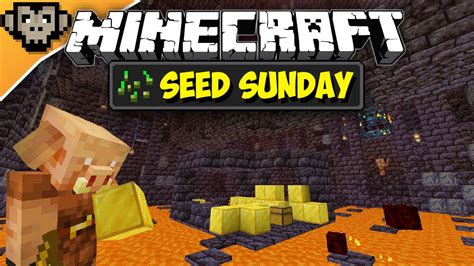 Minecraft 1.16.1 | Bastion Remnant Treasure Room LOOT | Seed Sunday - Ep293 - (Java Edition ...