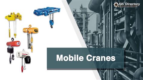 Mobile Crane Manufacturers, Suppliers, and Industry Information - YouTube