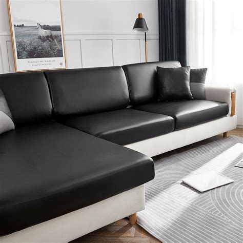 Sectional Sofa Cover (Waterproof) | Leather | SofaGuards