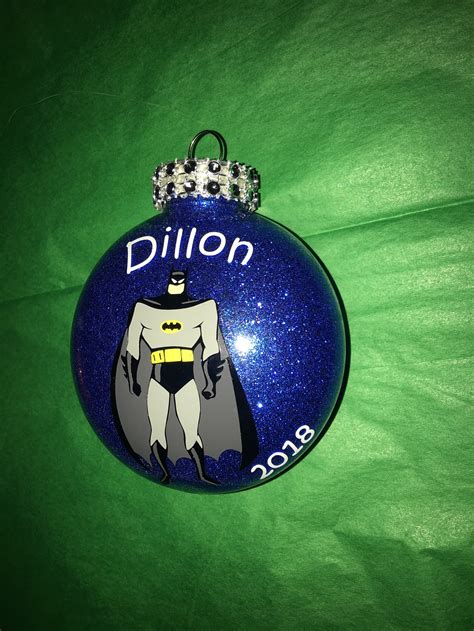 Personalized Batman Christmas Ornament | Etsy