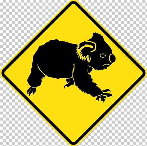 Koala Queensland Road Signs In Australia Warning Sign Traffic Sign PNG ...