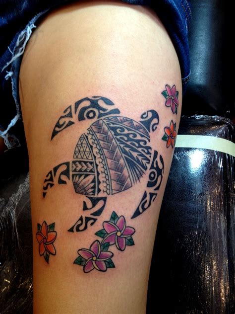 Hawaiian tribal turtle tattoo | Tribal tattoos, Hawaiian turtle tattoos, Tattoos