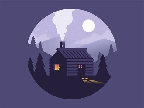 Hideout | Flat design illustration, Illustration, Illustration design