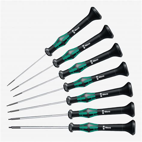 Wera Tools 345273 Kraftform Micro Hex Metric Precision Screwdriver Set