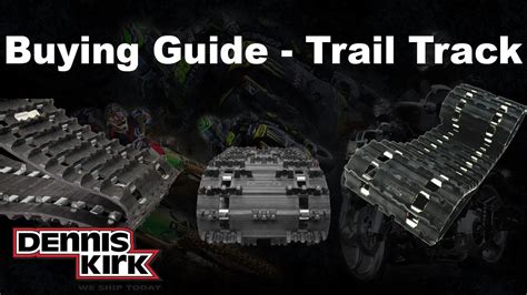 Buying Guide - Types of Trail Snowmobile Tracks (Sled Tracks) - YouTube