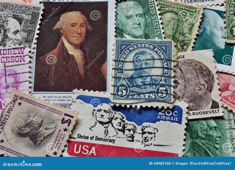 US presidents on stamps editorial image. Image of president - 44983160