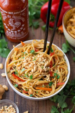 20 Minute Spicy Thai Noodle Bowls - Life Made Simple