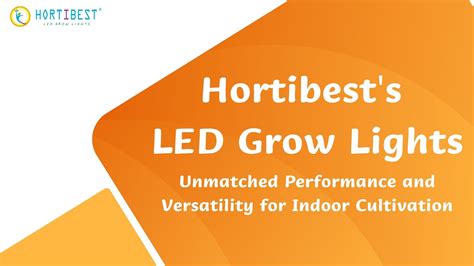 HortiBest LED Grow Lights-one of the most-trusted professional LED grow light brand indoor plant ...