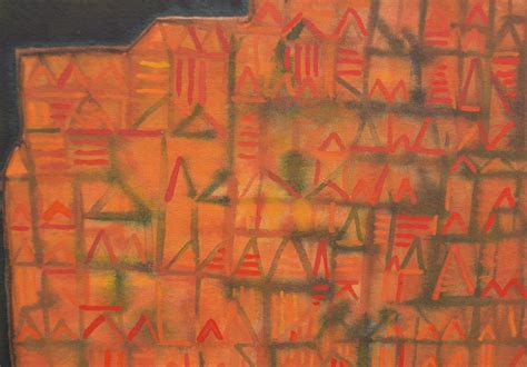 Original Abstract Painting Ancient Village - Etsy