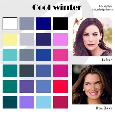 Cool Winter Color Palette