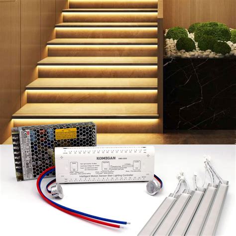 Buy KOMIGAN Intelligent Motion Sensor Cascading Style LED Stair ...