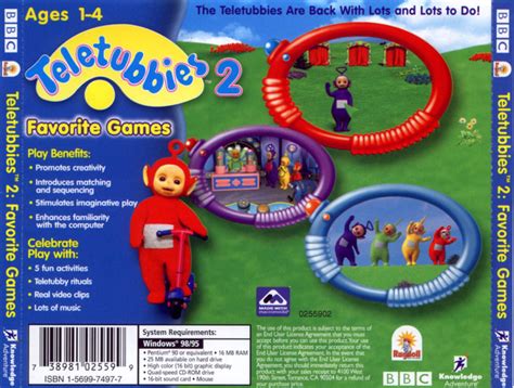 Teletubbies 2: Favorite Games - zadní CD obal | ABCgames.cz