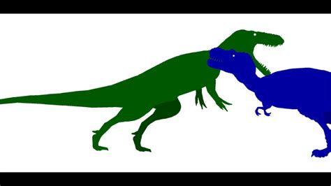 PDW Albertosaurus vs Torvosaurus - YouTube