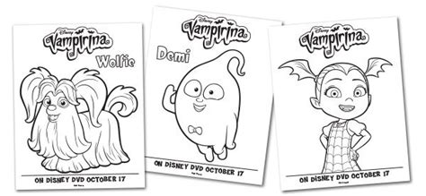 Vampirina Printables For Your Child To Celebrate Halloween Happily | Celebrate Woman Today