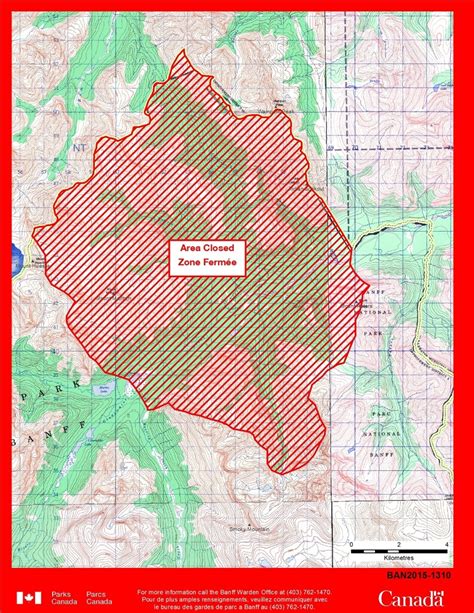 Forest fire north of Banff started by lightning strike | CBC News