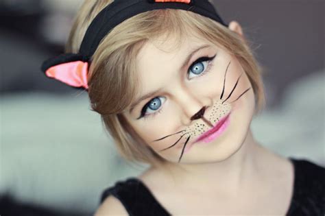 Cat makeup, kid costume www.sunkissedandmadeup.com | Ansigtsmaling ...