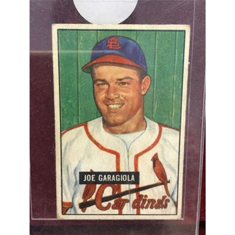 Vintage Joe Garagiola Baseball Card