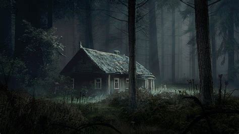 Tottenwald Hunting Lodge | Scary woods, Creepy woods, Cabins in the woods