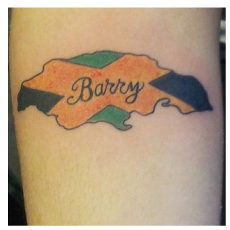 The map of Jamaica & the colors of the Jamaican flag with my dads name | Jamaican flag, Name ...