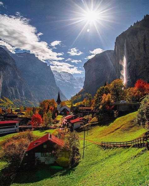 🔥 The valley of 72 waterfalls, Switzerland : r/Healthy_Mistake