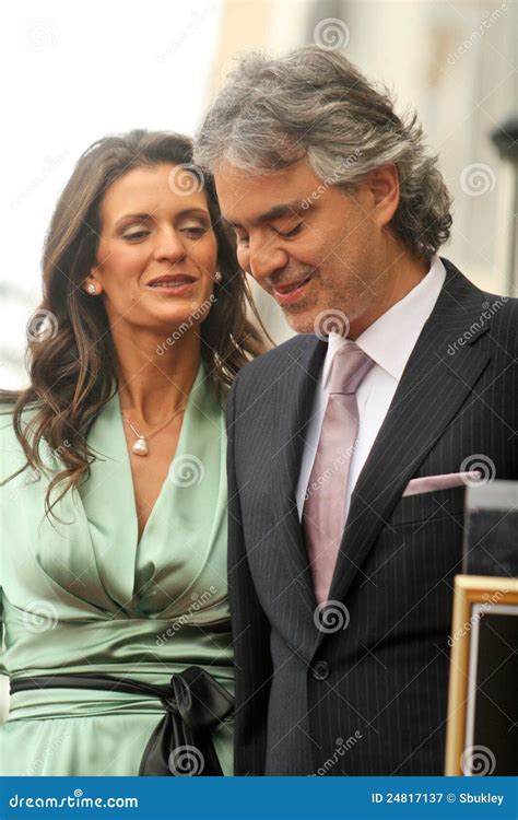 Andrea Bocelli,Veronica Berti,Andrea Will Editorial Photography - Image: 24817137