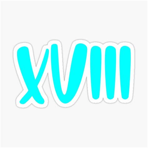 "XVIII Roman Numerals | Roman Numeral XVIII | Roman Numeral 18 for Kids ...