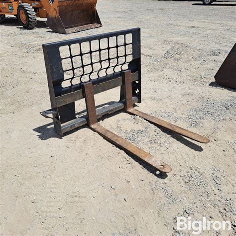 Bobcat Skid Steer Pallet Forks BigIron Auctions