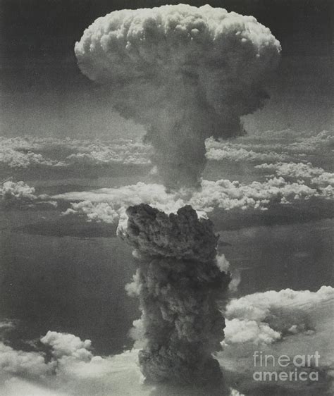 Mushroom Cloud from Atomic bomb Photograph by American School - Pixels