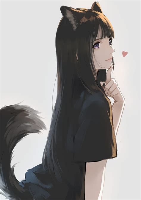 Anime Wolf Girl Wallpaper