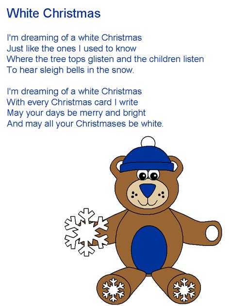 White Christmas lyrics | Christmas lyrics, Christmas songs lyrics, Christmas carols lyrics