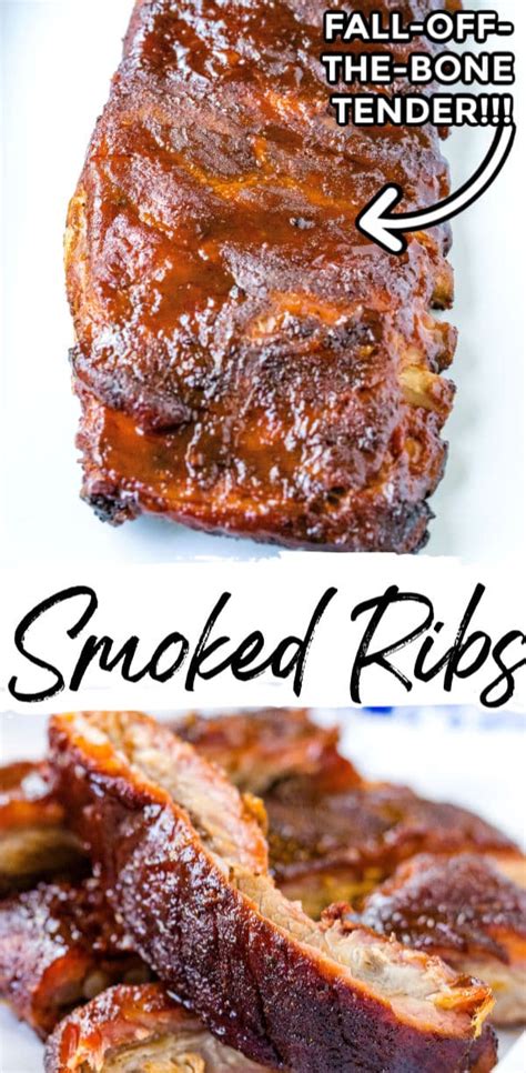 Tender Smoked Ribs Recipe • Food Folks and Fun