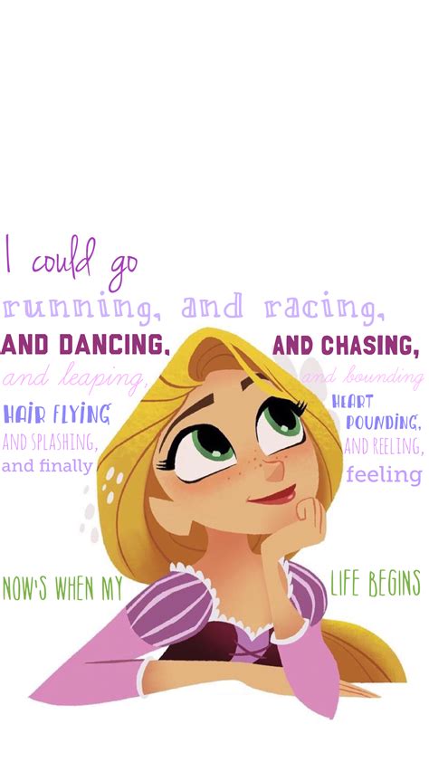 Rapunzel song quote from Tangled || phone wallpaper | Rapunzel, Brush ...