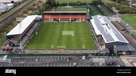 Aerial view of the Hive Stadium, home of Barnet FC Stock Photo - Alamy