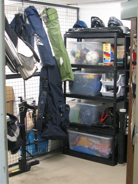 Spring Cleaning - Storage Locker Organization - ClutterBGone