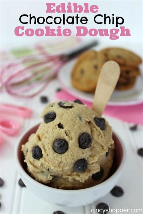 Edible Chocolate Chip Cookie Dough Recipe - CincyShopper