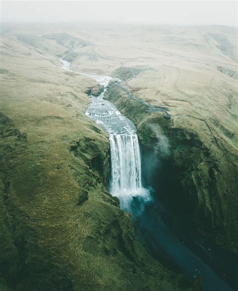 Skogafoss, Iceland, DJI, FC220, #EFF3F3 in 2020 | See, Like4like