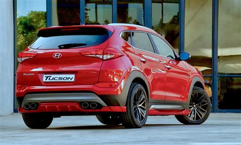 Hyundai Tucson Sport Has Body Kit, Quad Pipes and 204 HP 1.6L Turbo - autoevolution