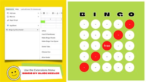 Bingo by Alice Keeler - Google Workspace Marketplace