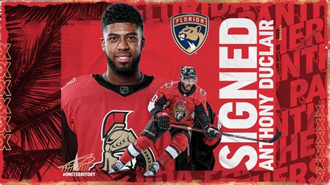 Florida Panthers add scoring by signing Anthony Duclair