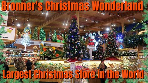 Bronner's A Christmas Wonderland in Frankenmuth Michigan - YouTube