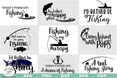 218 Fishing Sayings Svg Free SVG PNG EPS DXF File