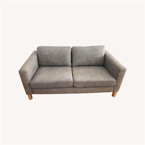 IKEA Grey Karlstad Sofa - AptDeco