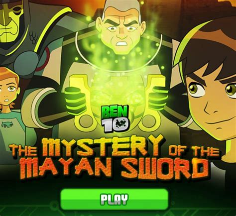 Play Free Online Ben 10 The Mystery of the Mayan Sword Game | Games to play with kids, Play free ...