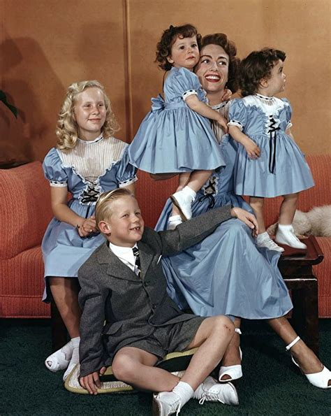 Joan and the kids in happier times! | Joan crawford, Joan crawford ...