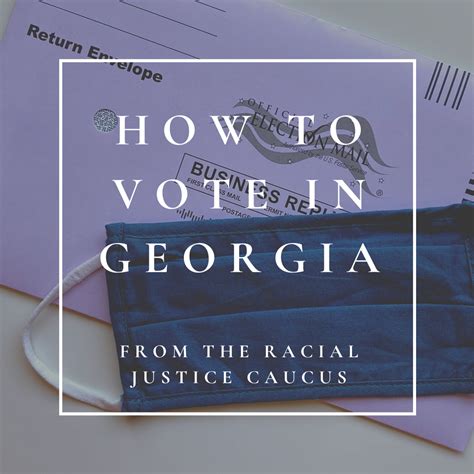 How To Vote in Georgia — Glenn Memorial UMC