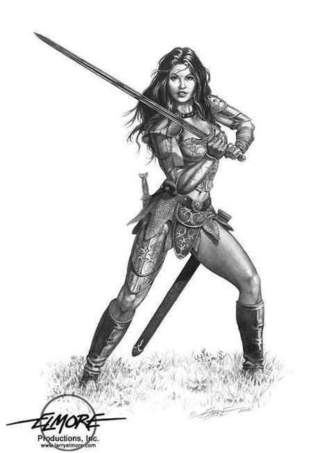 Female_Warrior_Art 2 | Female warrior tattoo, Female warrior art ...