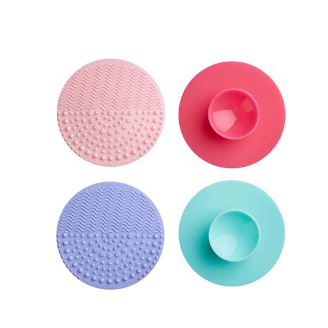 Creative Suction Reusable Silicone Makeup Brush Cleaner Mat | One-Stop ...