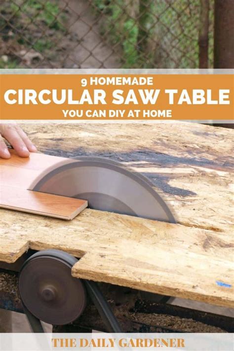 9 Homemade Circular Saw Table Plans You Can DIY at Home